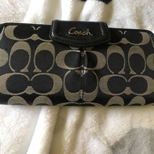 Black Coach Wallet